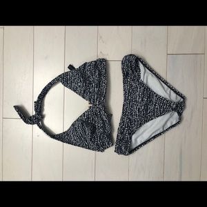 La Blanca black and white bikini
